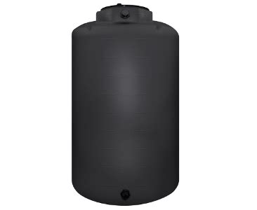 Snyder 1500 Gallon Vertical Water Storage Tank Rainwater Collection