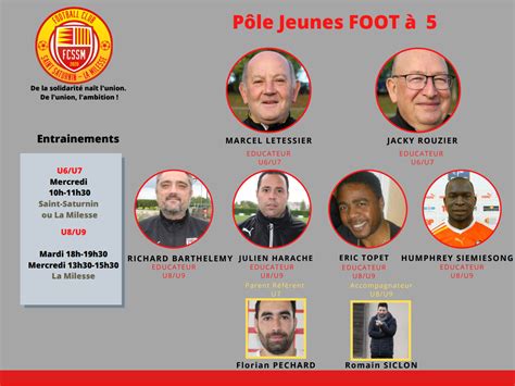 Actualit Organigrammes Techniques Du Fcssm Le Club Football