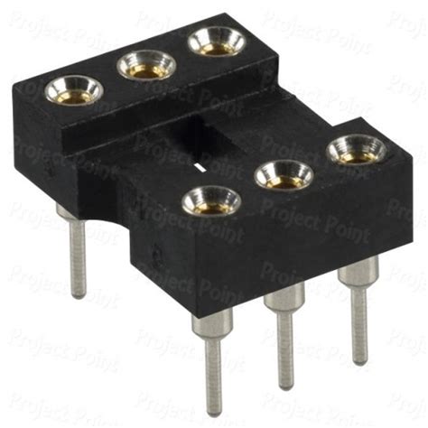 Pin High Reliability Machined Contacts Ic Socket Dip Base Pin Base