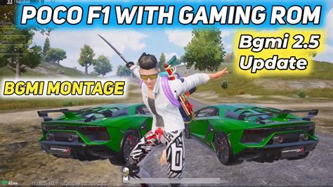 Poco F Bgmi Montage Bgmi Update Best Gaming Rom And Kernel