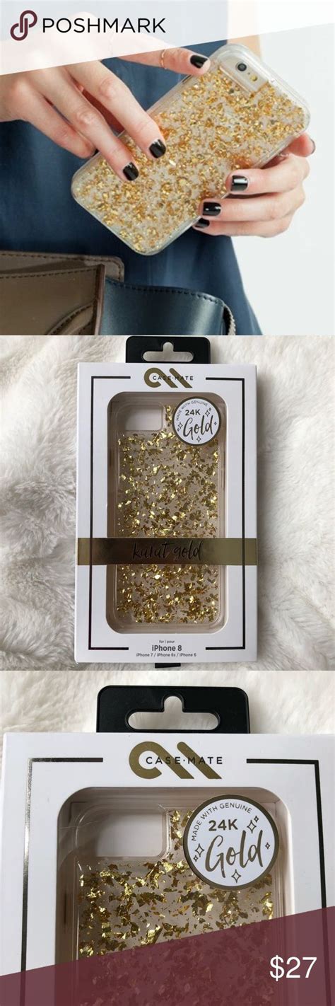 Case Mate Karat Gold Iphone Case Genuine K Gold Karat Flakes