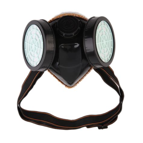 Protection Filter Dual Gas Mask Chemical Gas Anti Dust Paint Respirato