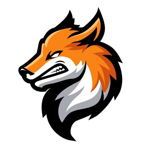 fox mascot esport logo design template 17068895 Vector Art at Vecteezy