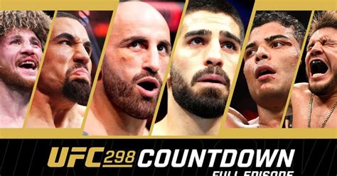 UFC 298: Volkanovski vs. Topuria Countdown - Full Episode - MMAWeekly.com | UFC and MMA News ...