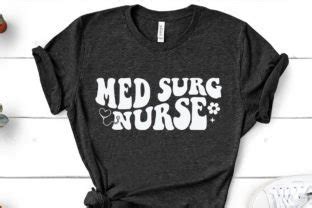 Med Surg Nurse SVG PNG Retro Nursing Graphic By Premium Digital Files