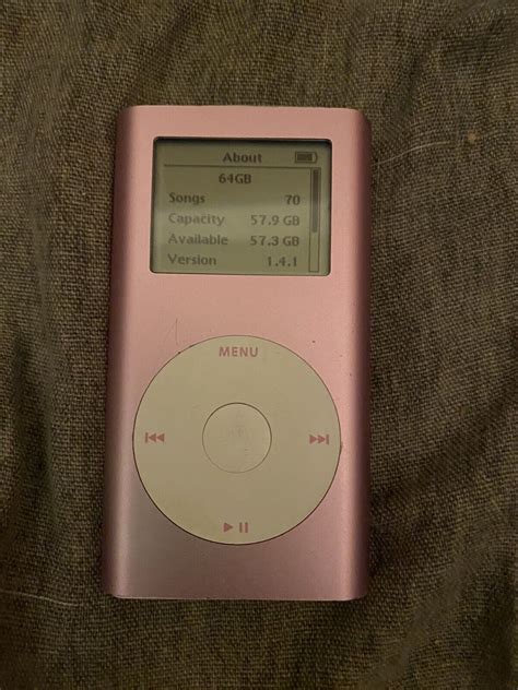 Apple Ipod Mini 2nd Generation Pink 64 Gb Ssd Ebay