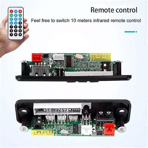 Kebidu Bluetooth Mp V Usb Aux Tf Fm Mp