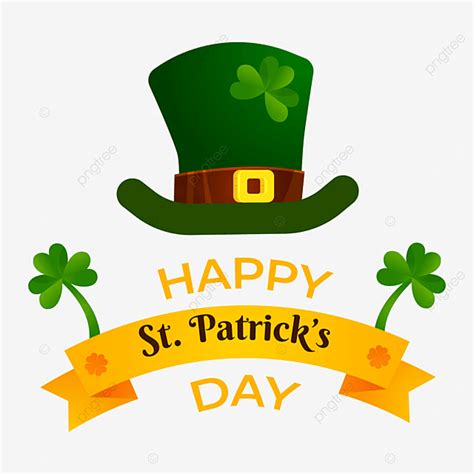 St Patrick Hat Vector Design Images St Patrick S Day Png Green Hat And Clover St Patricks Day