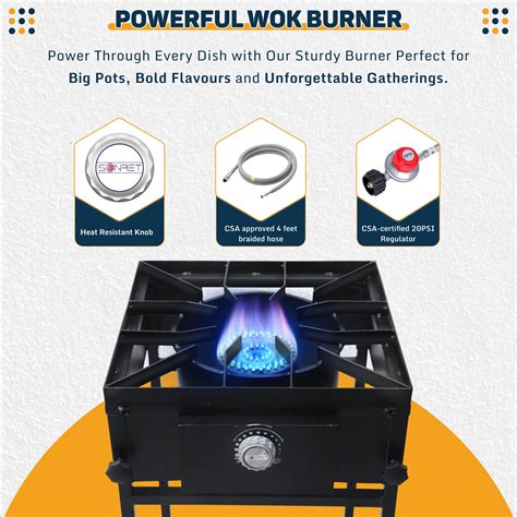 Portable Gas Burner For Wok