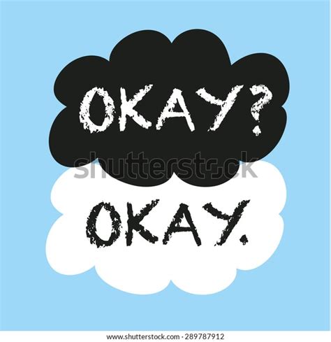 Okay Cloud Comic Book Style Stock Vector Royalty Free 289787912 Shutterstock