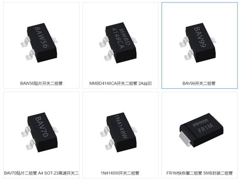 二极管种类大全与二极管封装规格 新邦微半导体