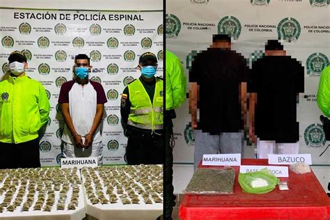 Lucha Contra El Microtráfico En El Tolima Tres Capturas Y Estupefacientes Incautados Noticias