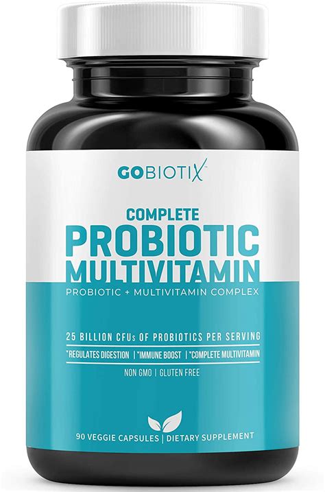 GoBiotix Probiotic Multivitamin | Daily Multivitamin with Probiotics ...