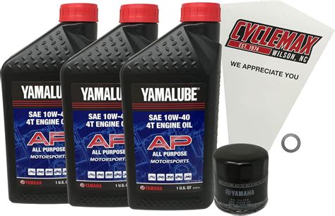 Amazon Cyclemax Oil Change Kit Fits Yamaha Tenere