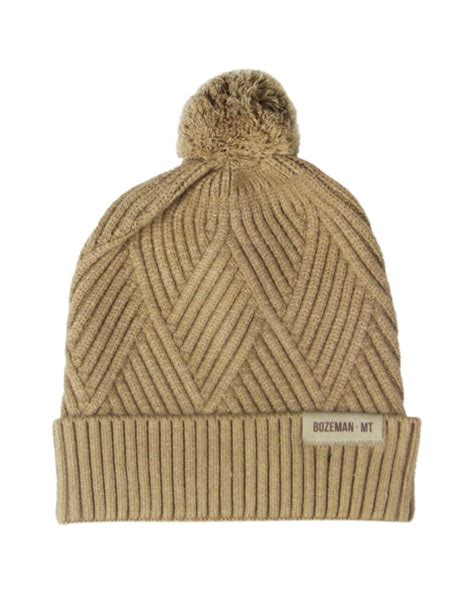 Bozeman The Wrapped Label Knitted Beanie Barefoot Campus Outfitter