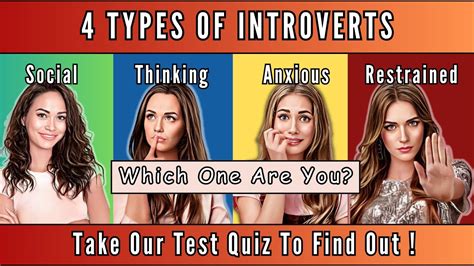 The 4 Types Of Introverts What Type Of Introverts Are You Include Tips And Advice Youtube