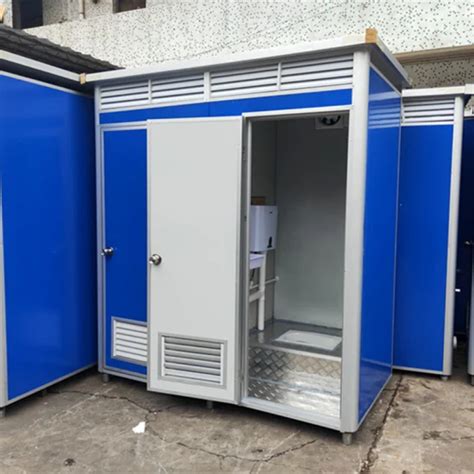 Outdoor Portable Toilet Public Mobile Temporary Single Prefab Modular