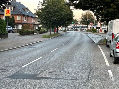 Ab kommender Woche Blitz Bauarbeiten in der Rahlstedter Straße