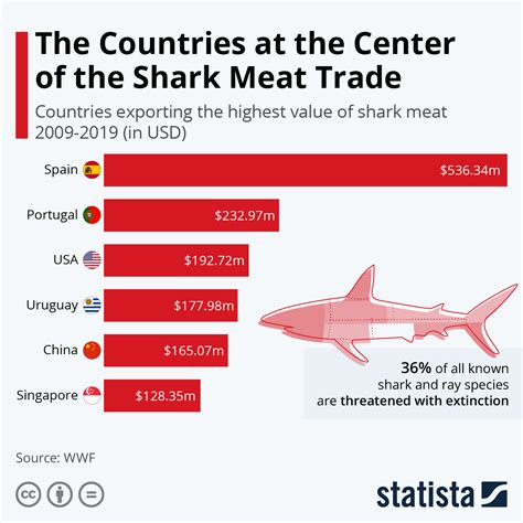 Chart: The Countries at the Center of the Shark Meat Trade | Statista