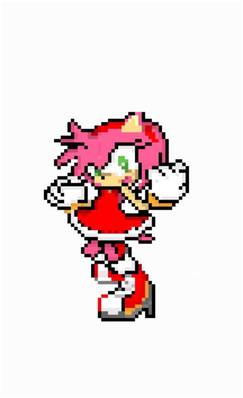 Amy Rose : r/PixelArt