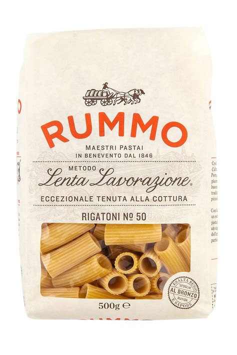 Rummo Lenta Lavorazione Rigatoni No G Amazon Mx Alimentos