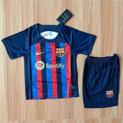 Jual Stelan Setelan Jersey Kaos Baju Sepak Bola Barca Barcelona Home