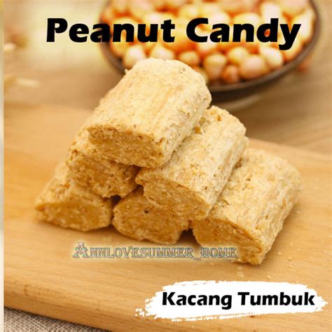 Ash 20 Pieces Ipoh Traditional Kuih Kacang Tumbuk 传统手工贡糖 Famous