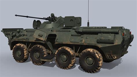 BTR 80A Modelo 3D 150 3ds Dxf Fbx Flt Lwo Max Obj Xsi Free3D