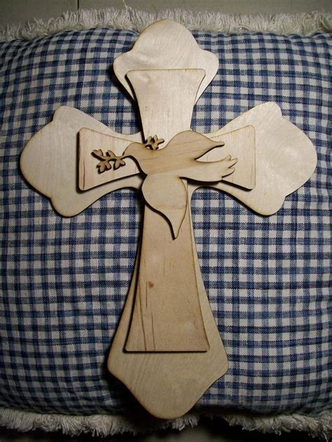 Unfinished Wood Layered Stack Stack Crosses Kit Style D Etsy In