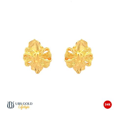 UBS Anting Emas Cwh0140 24K UBSLifestyle Perhiasan Emas Gold