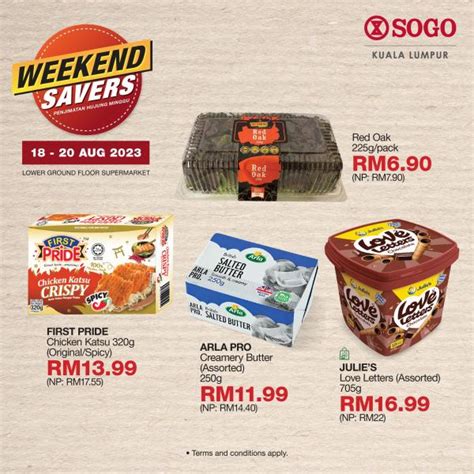 Aug Sogo Supermarket Weekend Savers Promotion