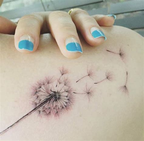 50 Devastatingly Delightful Dandelion Tattoos - TattooBlend