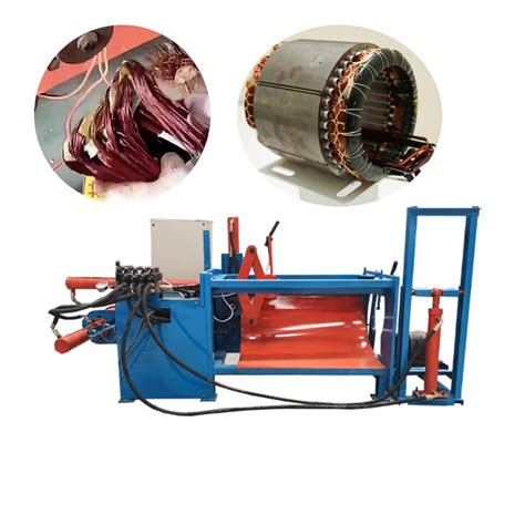 1 Tons Per Hour Motor Copper Wire Extractor Scrap Motor Stator Rotor