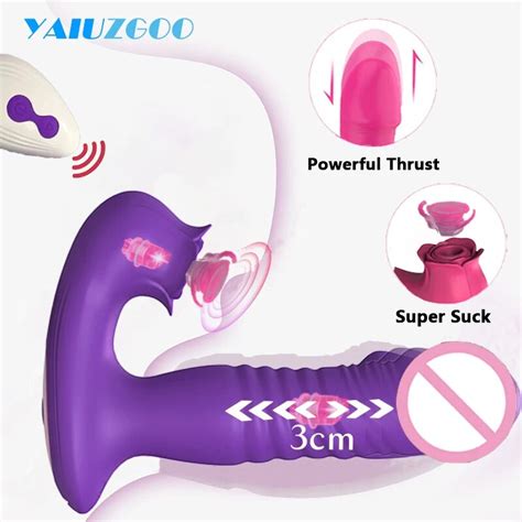 Vibrador telescópico para mulheres Vibradores de sucção do clitóris