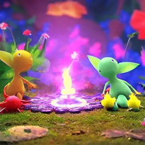 Mx AI Curio On Twitter RT Ai Curio 57 Pikmin Having A Seance