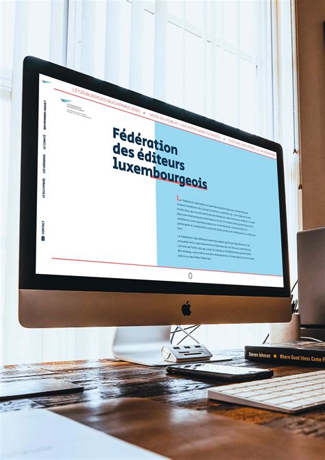 Fédération des éditeurs luxembourgeois Refonte site Web