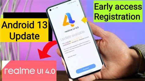 Realme Ui 4 0 Android 13 Update How To Apply For Early Access In Realme