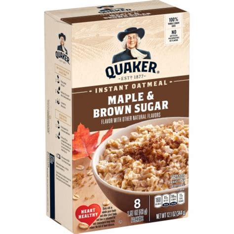 Quaker Maple Brown Sugar Instant Oatmeal 8 Ct Frys Food Stores