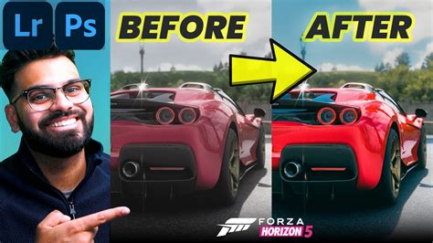 Forza Horizon 5 PHOTO EDITING TUTORIAL EASY Guide Lightroom