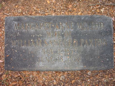 Margaret Anne McLeod Paxton 1857 1930 Find A Grave Memorial