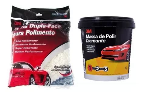 Massa De Polir Diamante Boina Branca 3m Polimento Auto Parcelamento