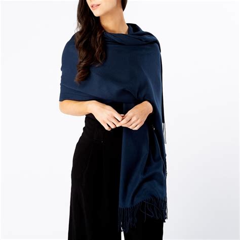 Navy Blue Pashminas Shawls And Wraps Free Delivery Ties R Us