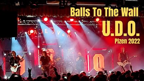 UDO Balls To The Wall Accept Cover Live In Plzen YouTube