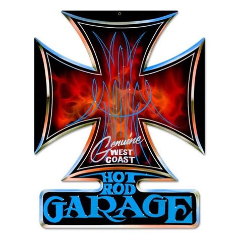 Hot Rod Garage - 14" x 18" Metal Sign · VintroSigns · Online Store ...