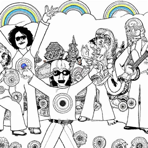 Hippies Desenhos para Imprimir e Colorir que Vão Te Deixar Hippie