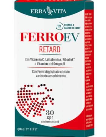 ERBAVITA FERRO EV RETARD 30 CAPSULES