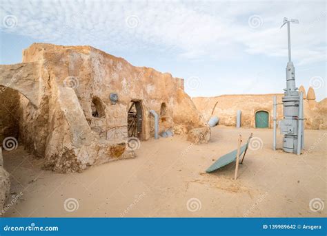 Tatooine Planet Landscape Abandoned Sets for Shooting Star Wars Editorial Photography - Image of ...