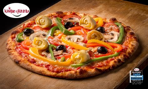 Une pizza achetée une pizza offerte Le Kiosque à Pizzas Groupon