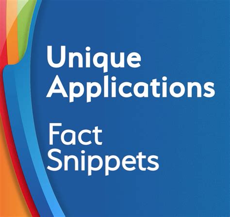 unique applications