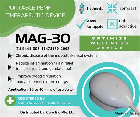 Portable PEMF device – Carebio